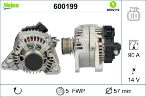 Alternateur VALEO 600199 