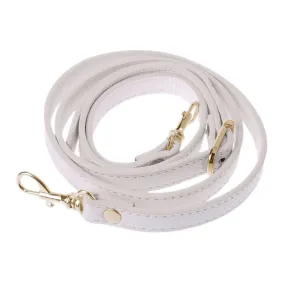 Bandoulière Ajustable en cuir blanche pour sac à main - Shine Boutique