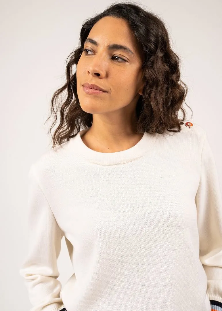 CAMARET Pull femme en laine Saint James