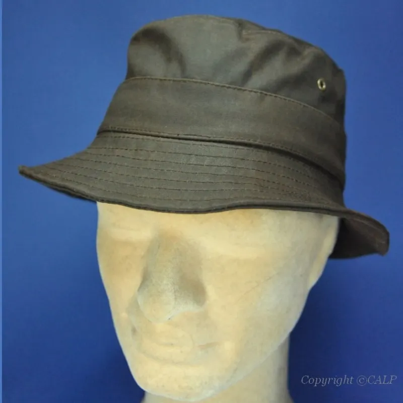 Chapeau bob homme  - Achat bob de pluie marron pliable hommes