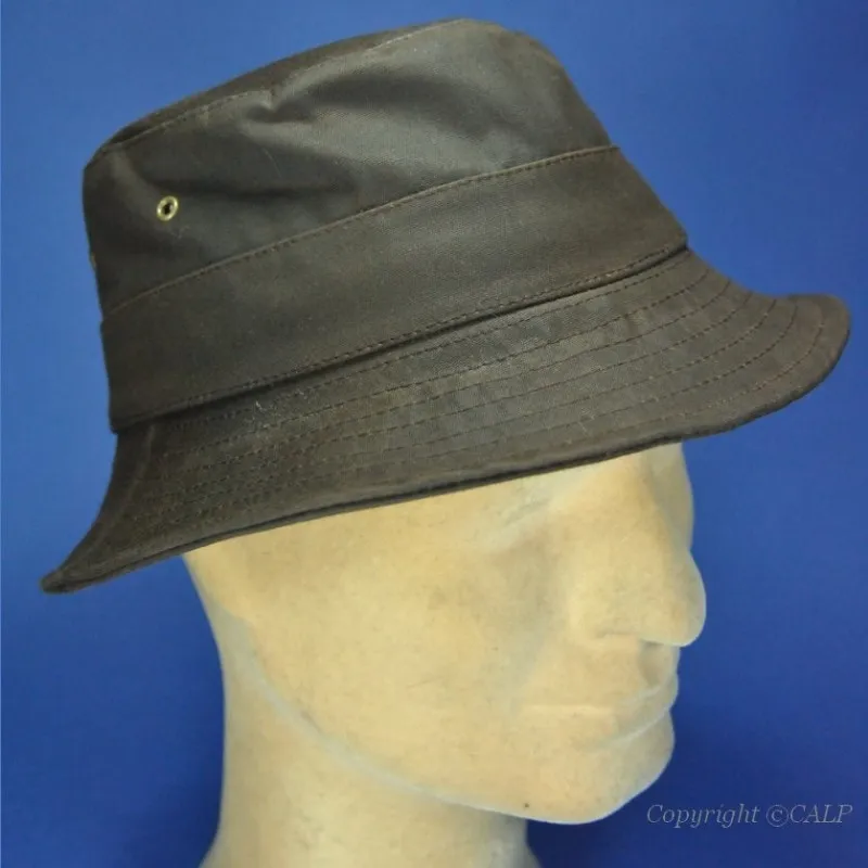 Chapeau bob homme  - Achat bob de pluie marron pliable hommes