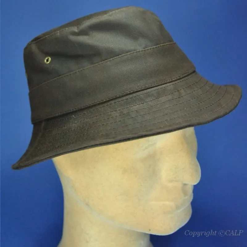 Chapeau bob homme  - Achat bob de pluie marron pliable hommes