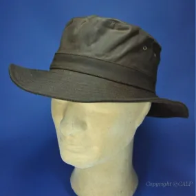 Chapeau imperméable grand bord - Achat chapeaux de pluie marron