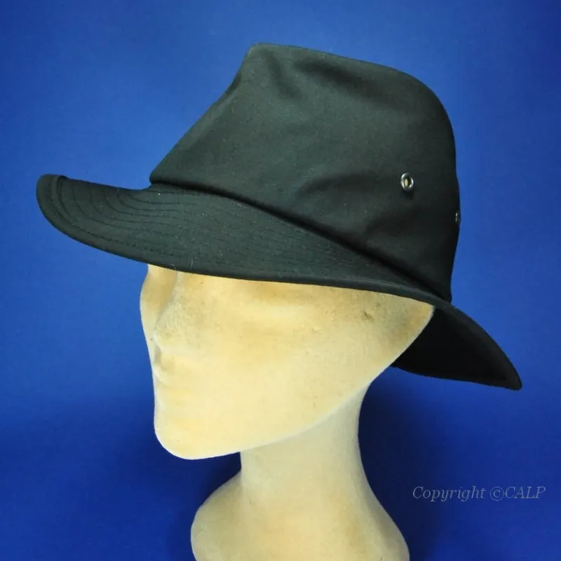 Chapeau pluie noir pour hommes - Vente de chapeaux homme imperméables