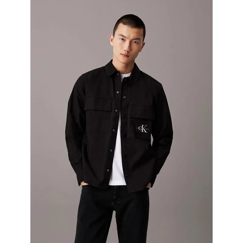 Chemise cut mc imprimé bleu homme - Teddy Smith | wimod