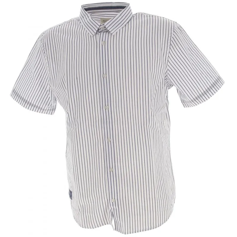 Chemise cut mc imprimé bleu homme - Teddy Smith | wimod