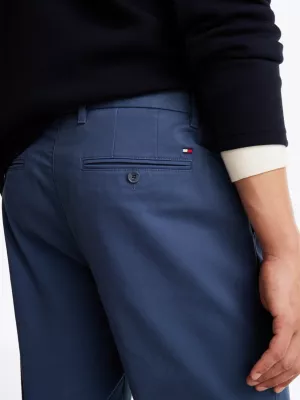 Chino droit en coton Pima stretch | Bleu | Tommy Hilfiger