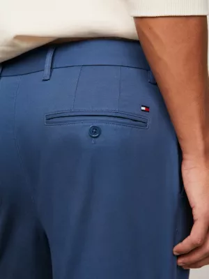 Chino droit en coton Pima stretch | Bleu | Tommy Hilfiger