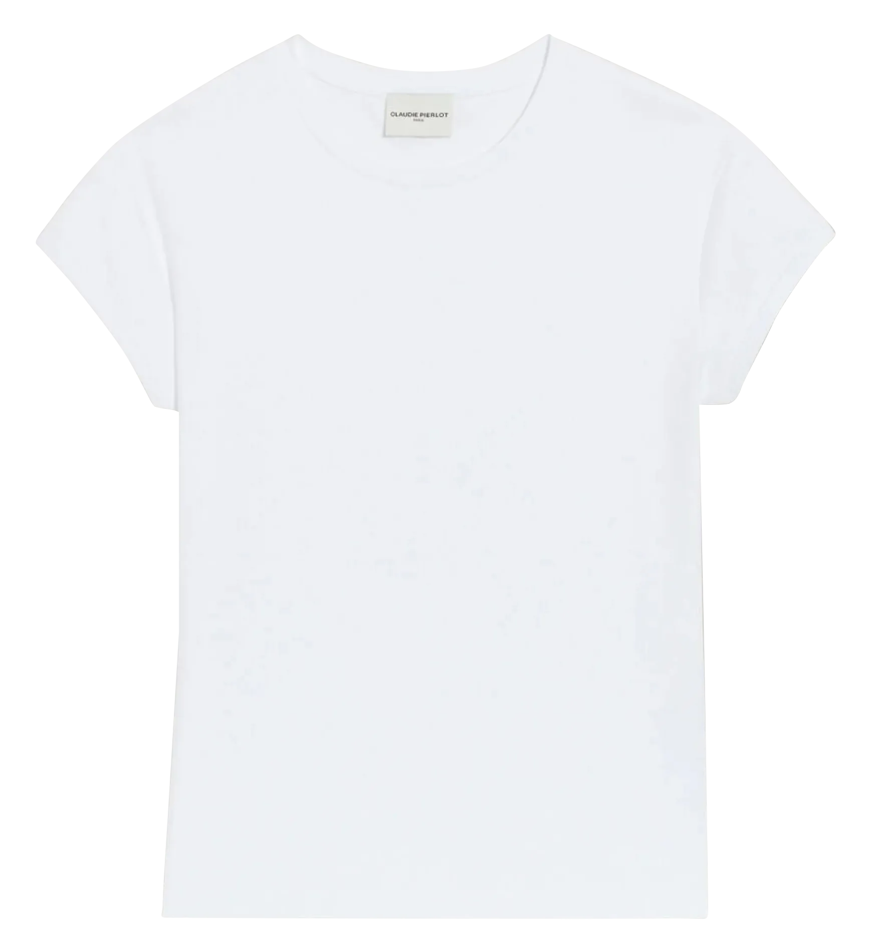 CLAUDIE PIERLOT  Tee-shirt col rond en coton - Blanc