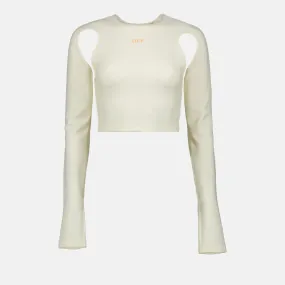 Crop top en soie