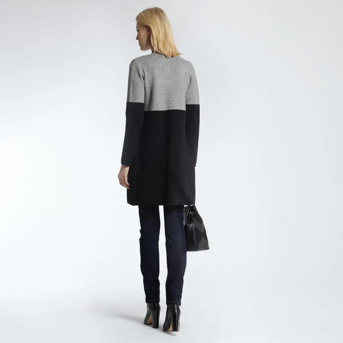 Gilet Long Manches Longues femme Morgan - Gris | 3 Suisses