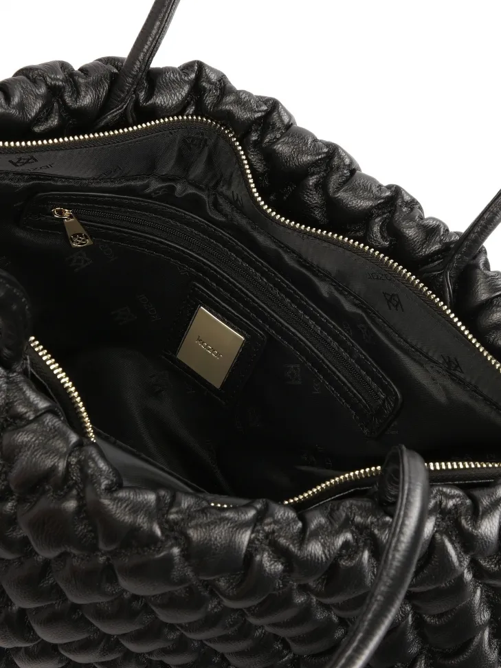 Grand sac à bandoulière matelassé