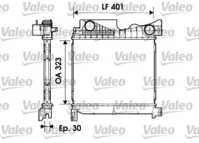 Intercooler, échangeur VALEO 817736 