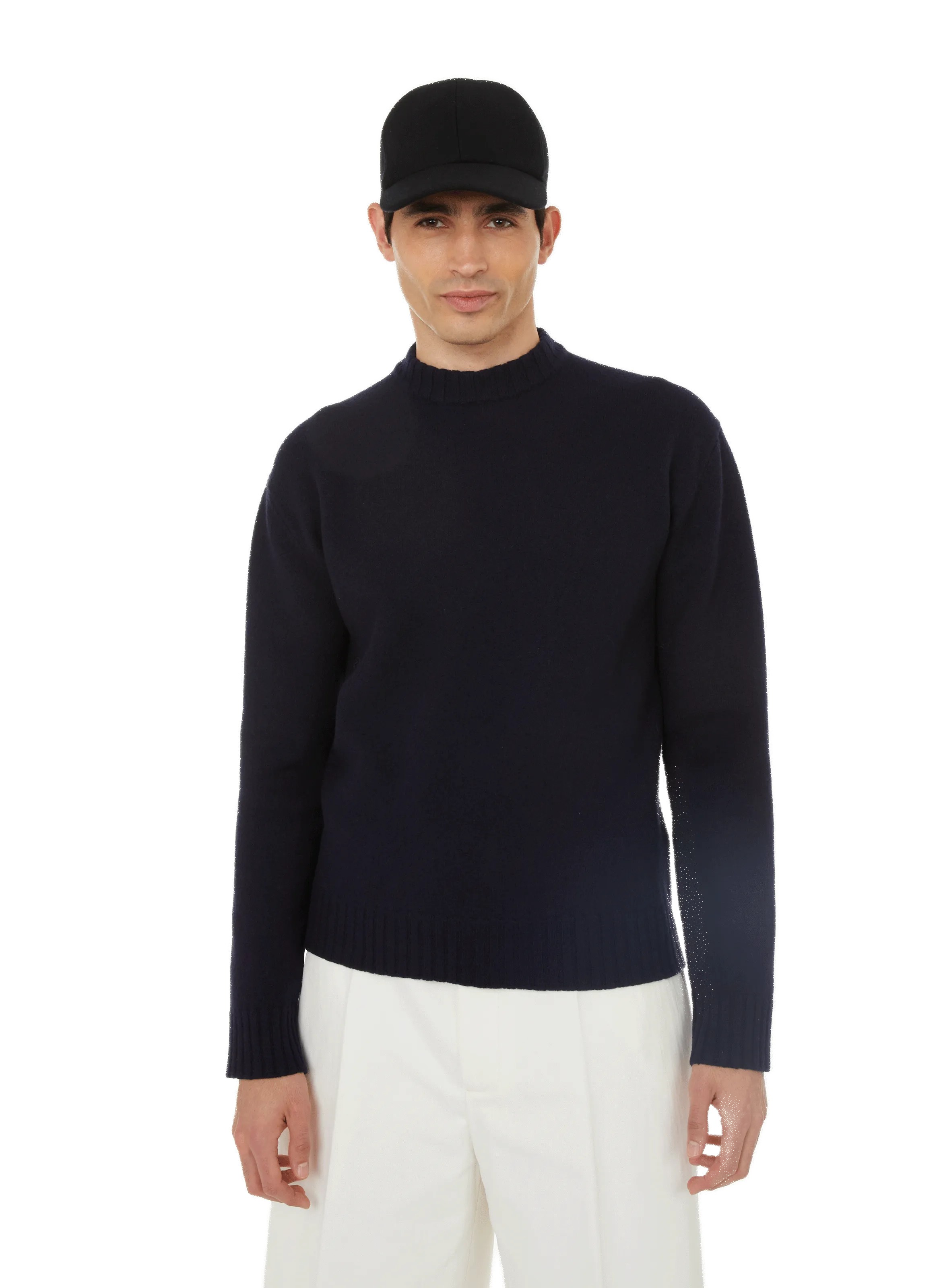 JIL SANDER  Pull en laine - Bleu