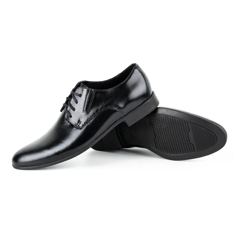 Joker Chaussures habillées homme cuir verni 404J noir le noir