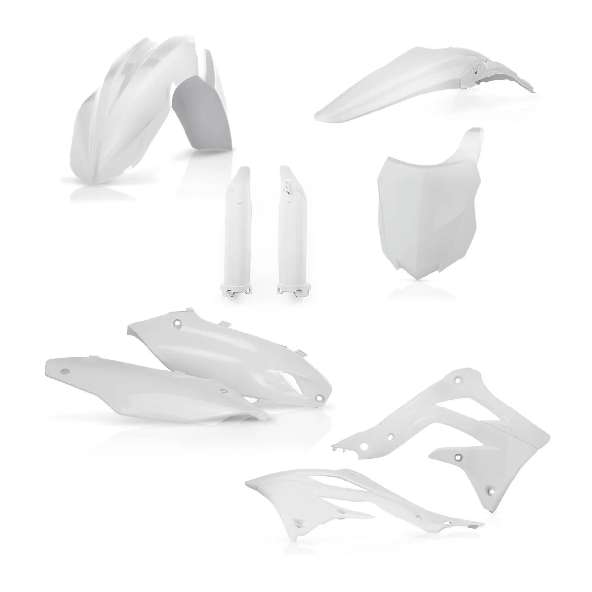 Kit plastiques complet - Blanc - ACERBIS Kawasaki 450 KXF 2013-2015