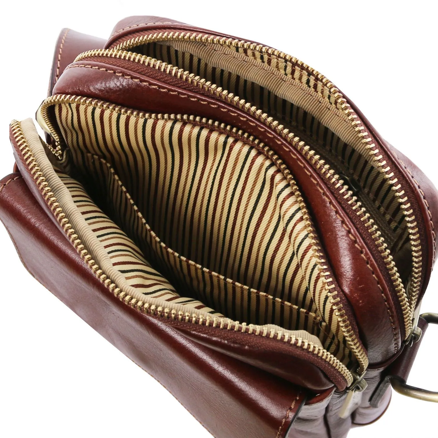 Larry Sac Bandoulière en Cuir Miel TL141915