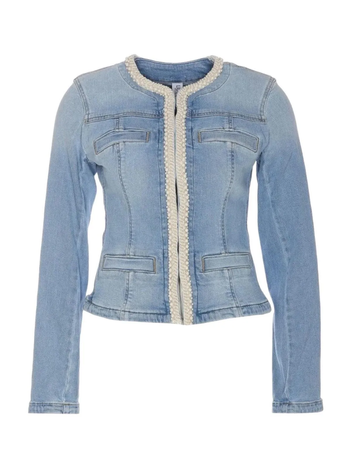 LIU JO BLUE DENIM Veste Femme UA4196D4448 78714 Bleu