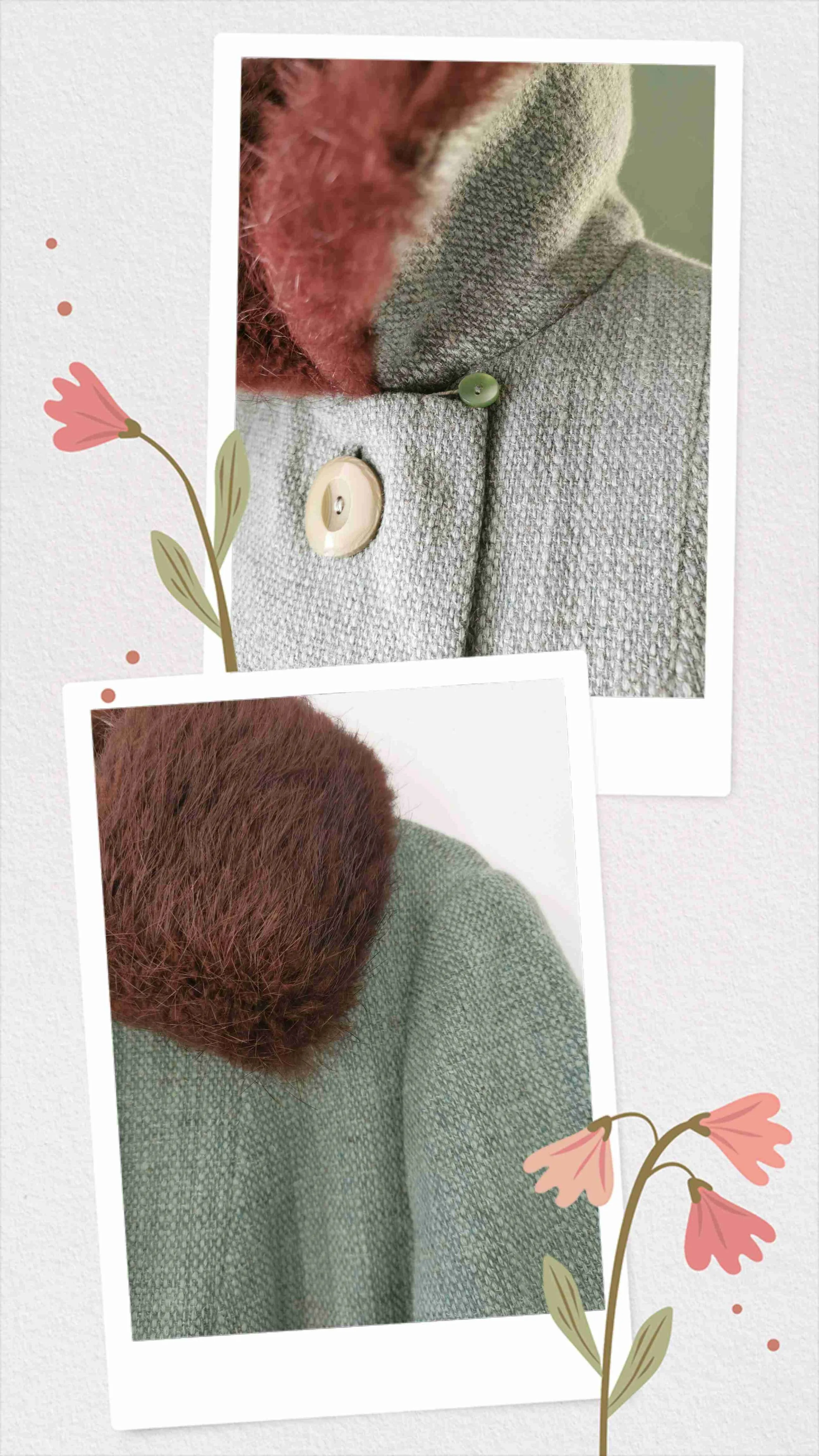 Manteau en tweed