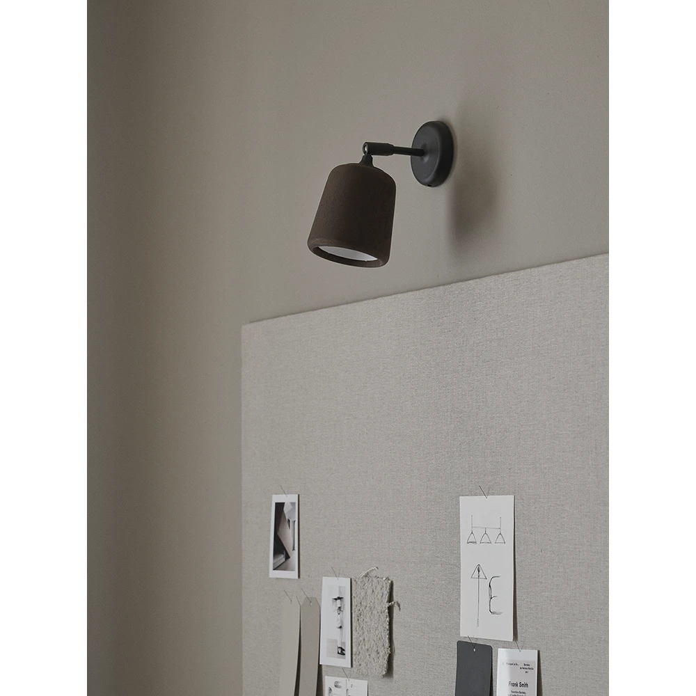 Material Wall Lamp Natural Cork - New Works