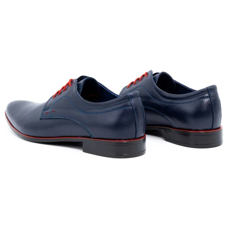 Olivier Chaussures habillées cuir homme 277 bleu marine