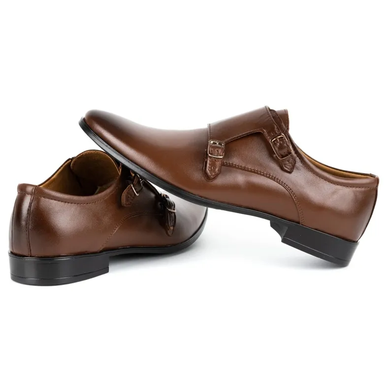 Olivier Chaussures habillées en cuir Monki 287LU marron brun