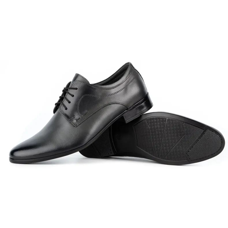 Olivier Chaussures habillées en cuir pour hommes 277 gris