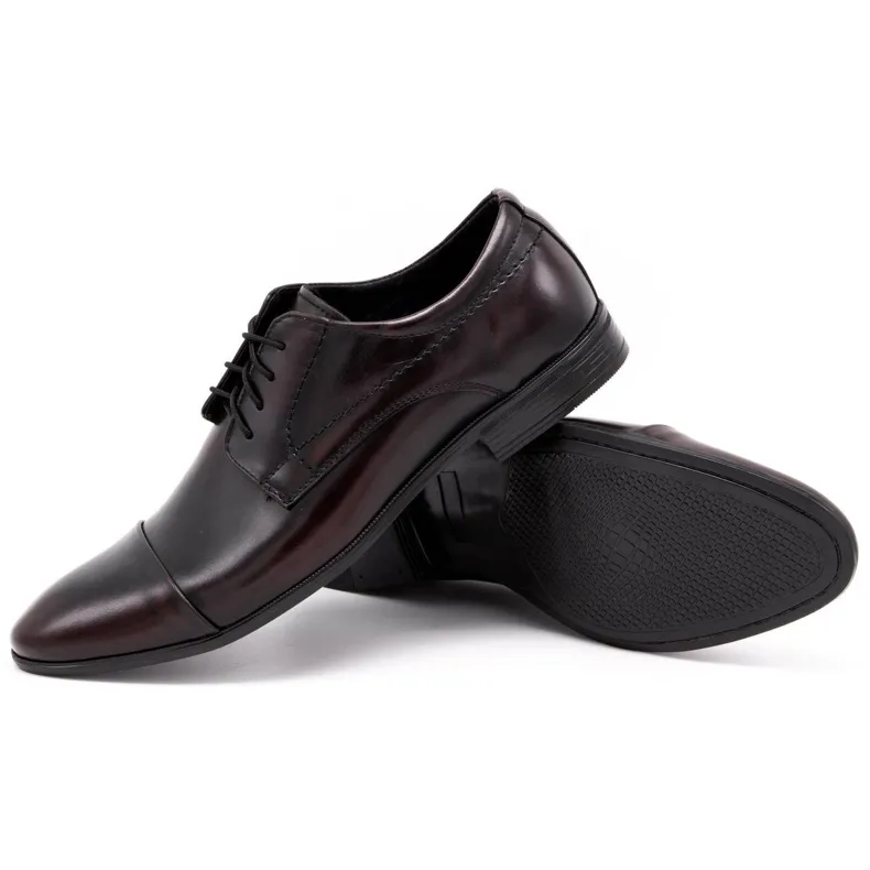Olivier Chaussures habillées homme 294LU cerise rouge multicolore
