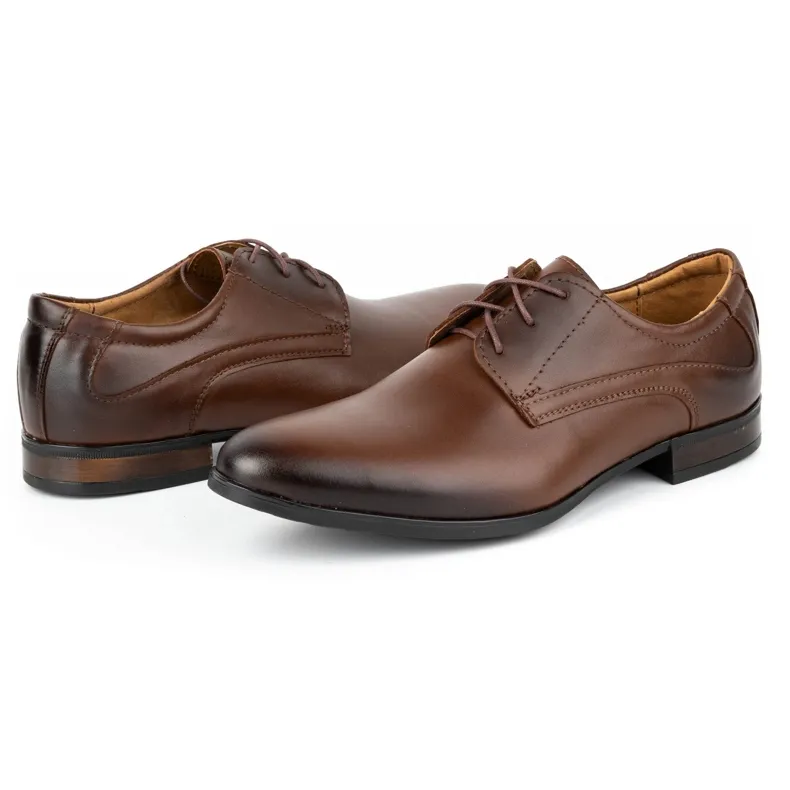 Olivier Chaussures habillées homme en cuir 850MA marron brun