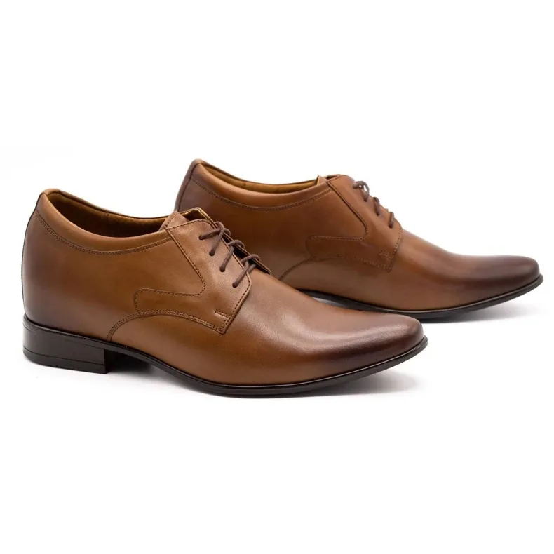 Olivier Chaussures habillées pour hommes P11 en hausse brun