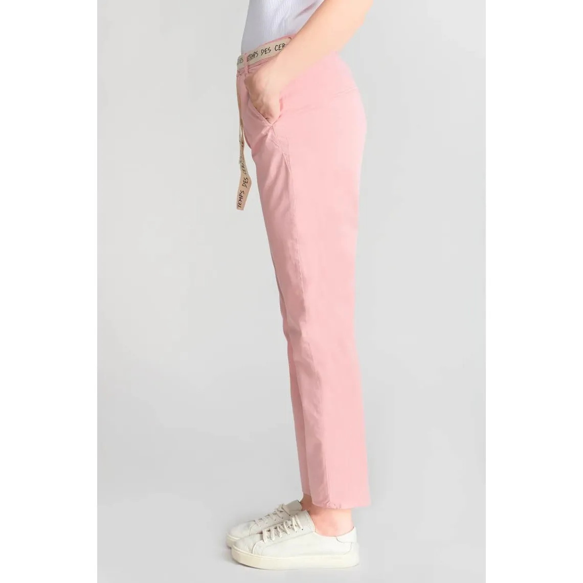 Pantalon chino ARLO rose | 3 Suisses