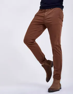 Pantalon chino cognac Homme