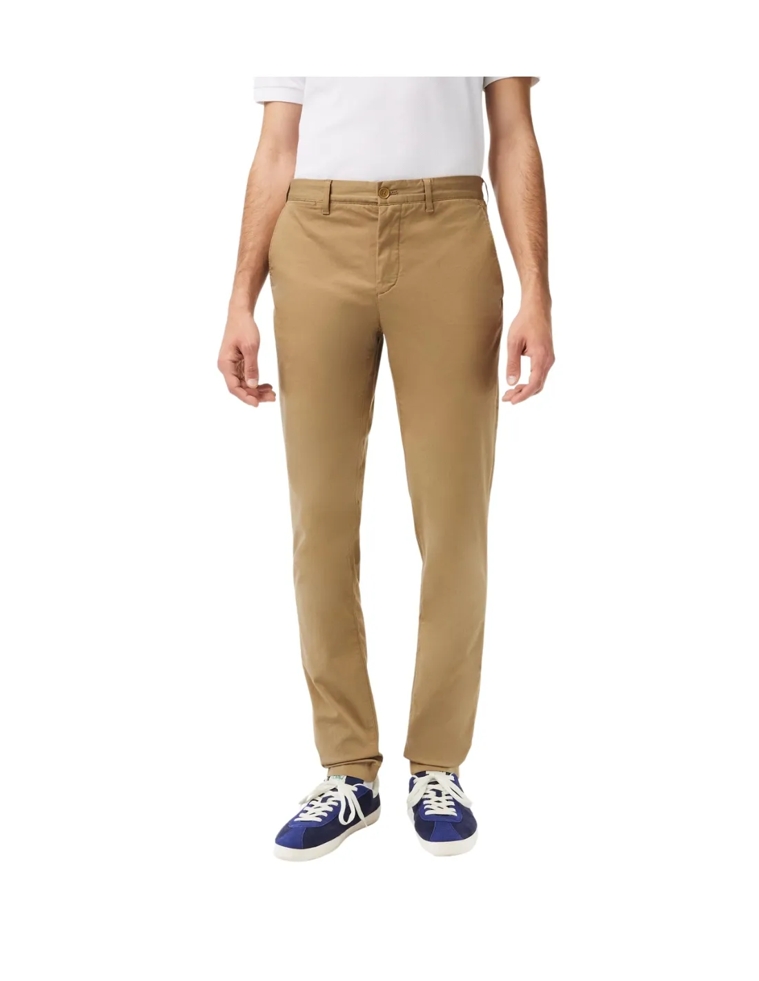 Pantalon chino Lacoste en coton Ref 57607 CB8 Lion