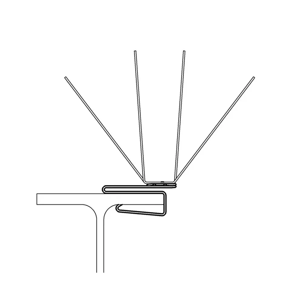 Pics anti-volatiles Oisipic pour poutre IPN - 4 tailles