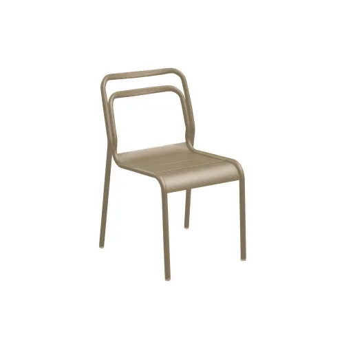 PROLOISIRS Lot de 2 Chaises de jardin empilables Eos en Aluminium -...