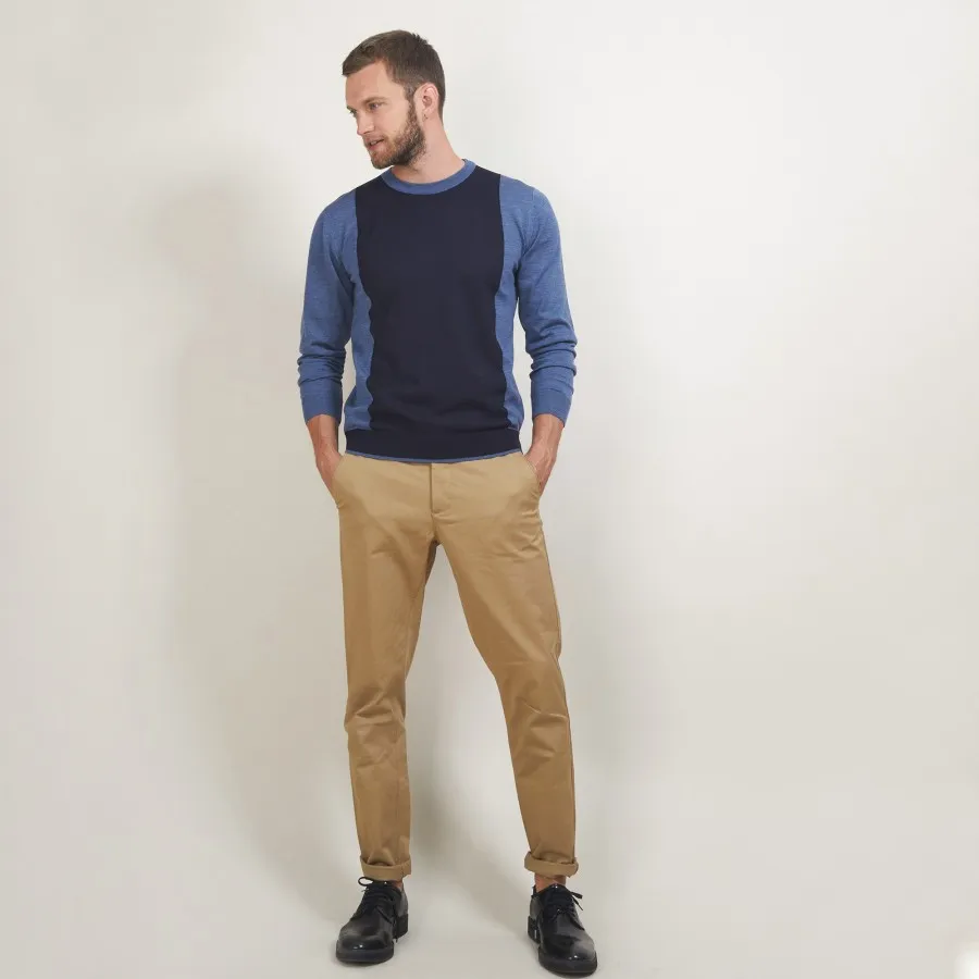Pull bicolore en laine - Lasso