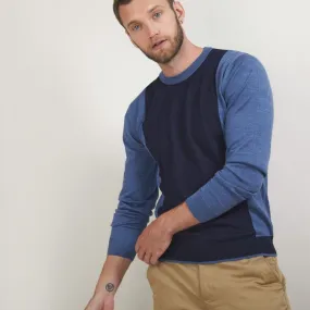 Pull bicolore en laine - Lasso