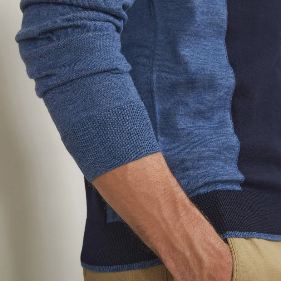 Pull bicolore en laine - Lasso