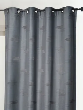 Rideau Ameublement en Jacquard Formes Géométriques - gris anthracite