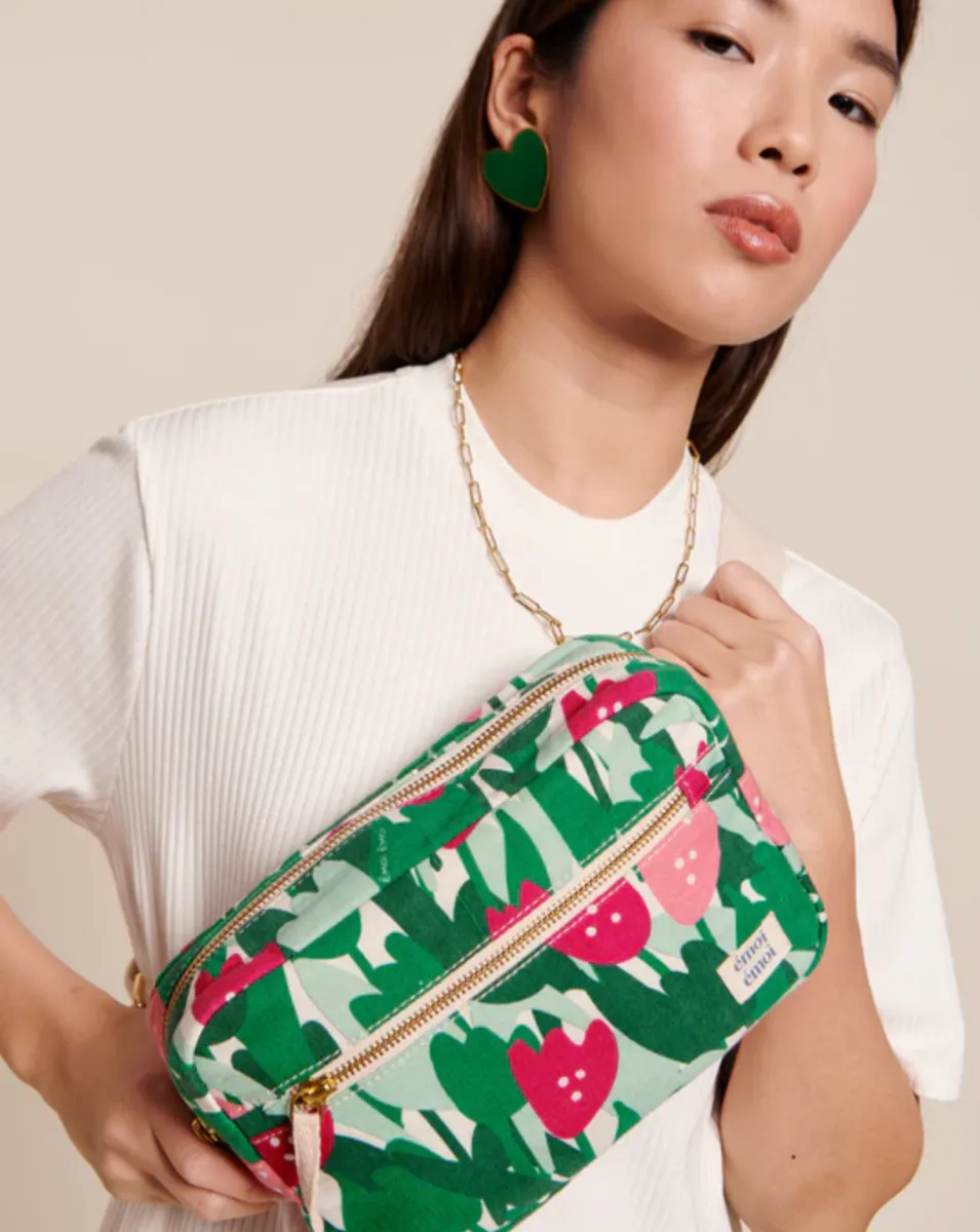 Sac banane Babette - champ de tulipes