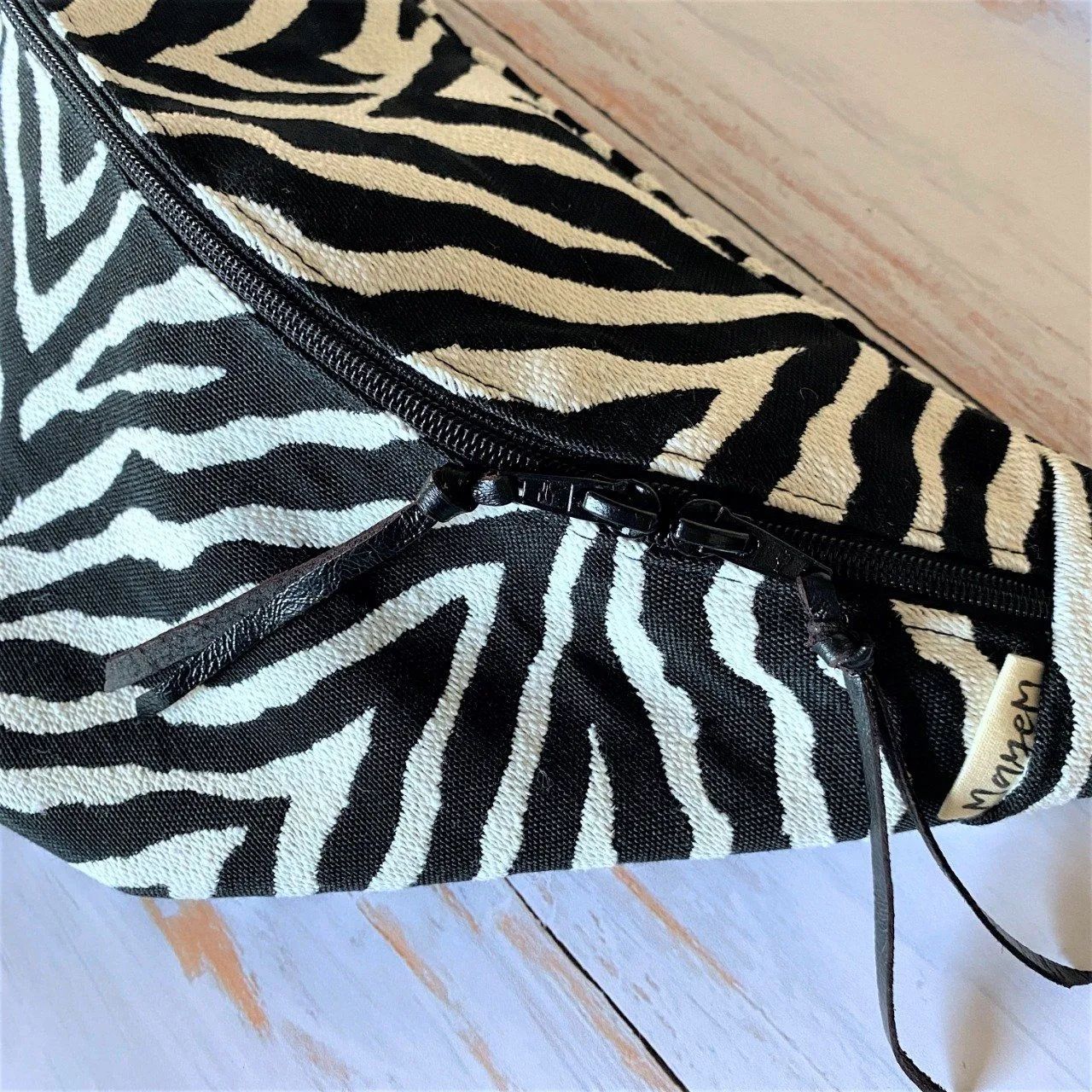 Sac Banane Jacquard Zèbre taille L - Mayem