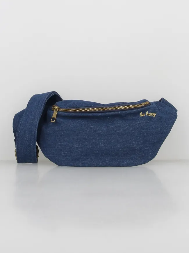 Sac banane jean salome bleu femme - Pieces | wimod