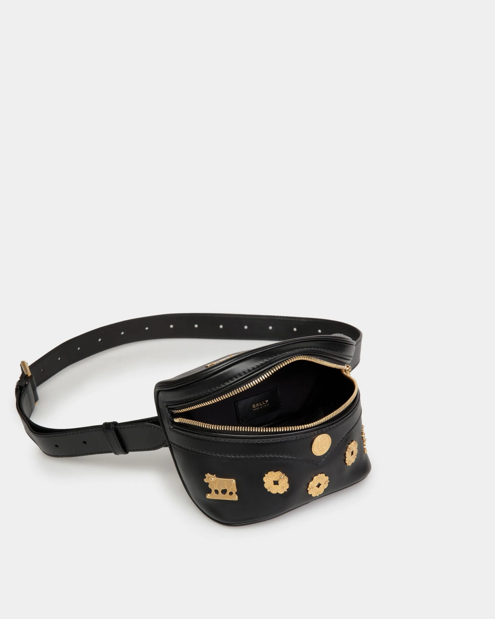 Sac Banane Mountain En Cuir Noir