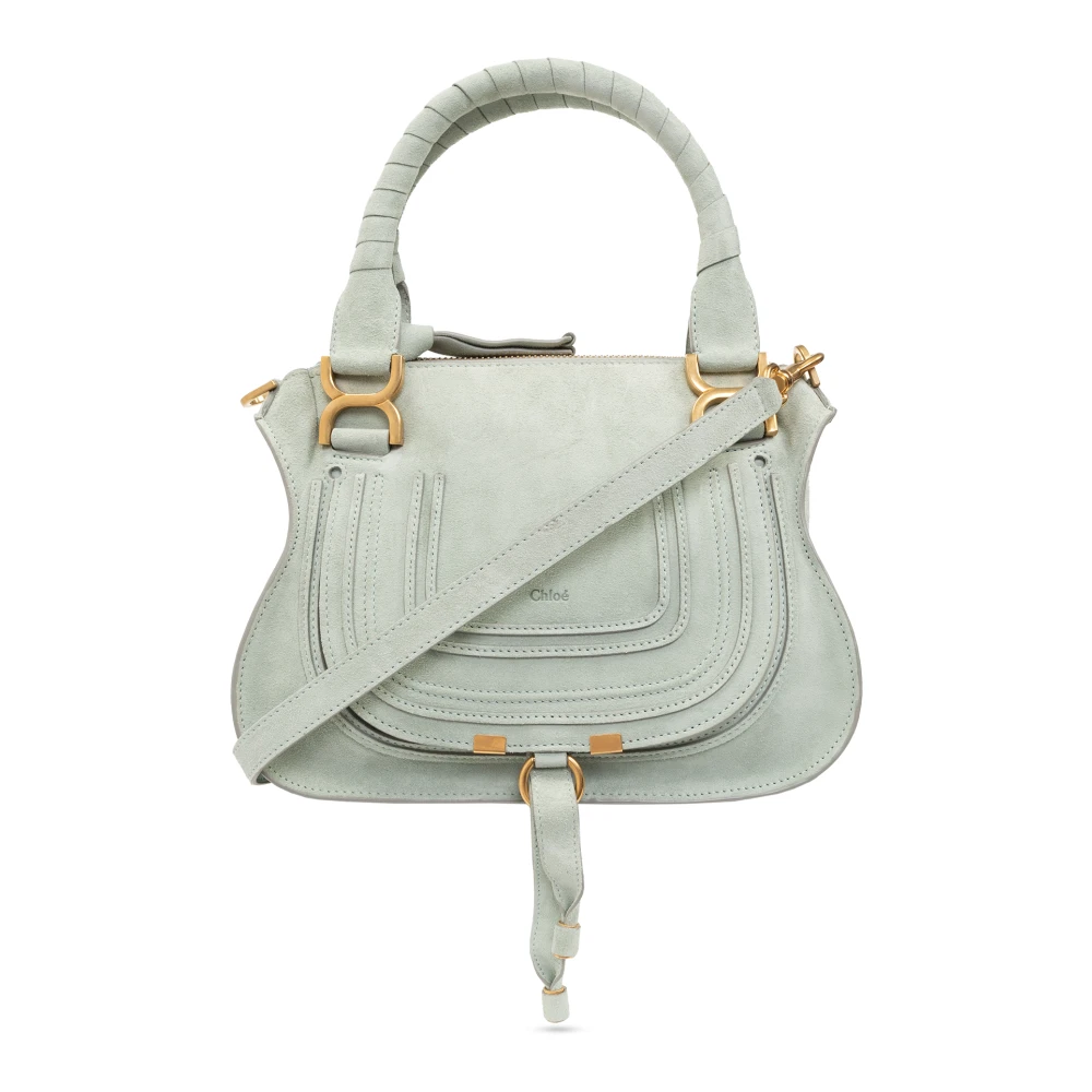 Sac à bandoulière en daim ‘Marcie Small’