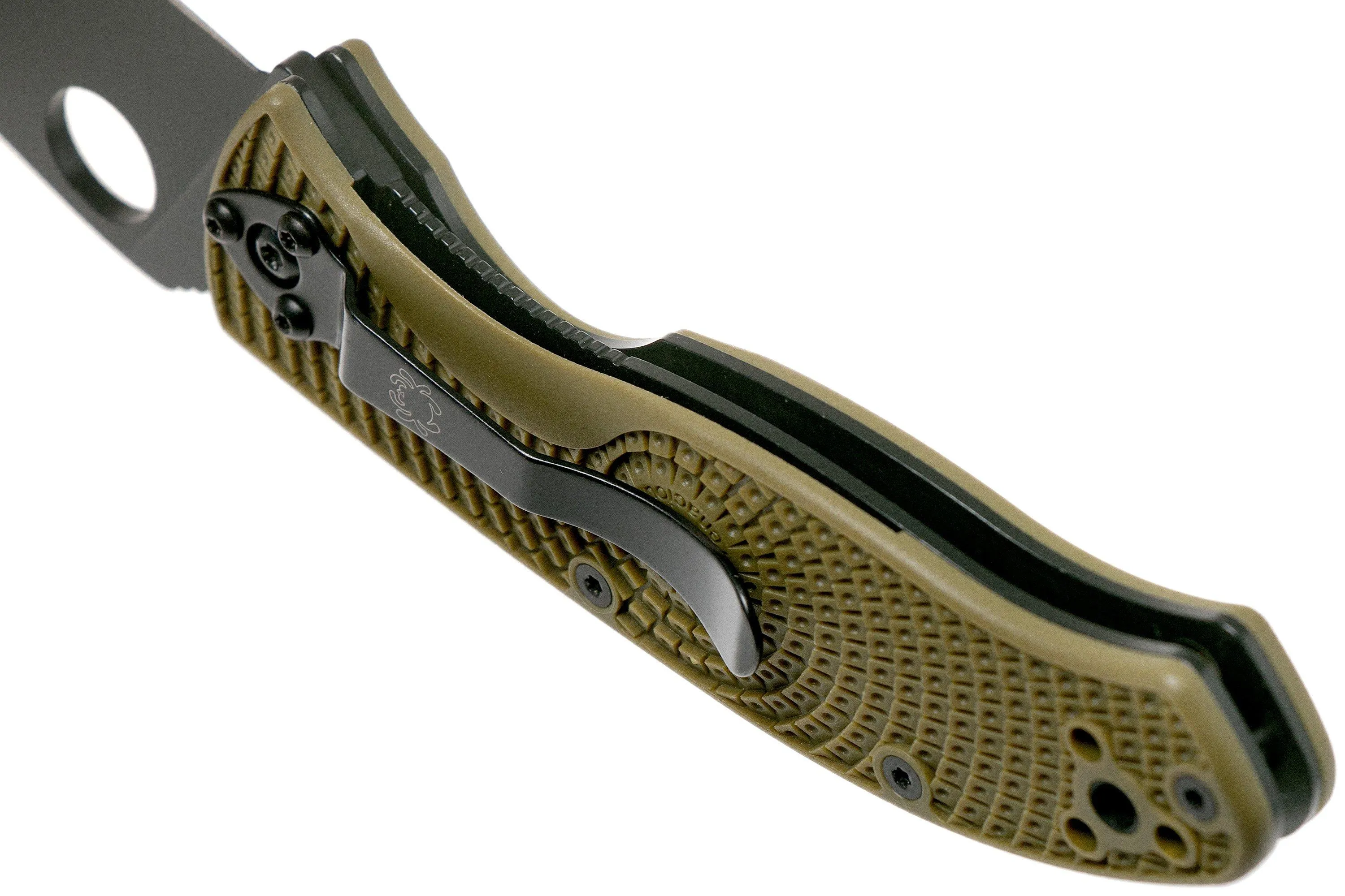  Spyderco Tenacious Lightweight OD Green Black C122PODBK FRN couteau de poche