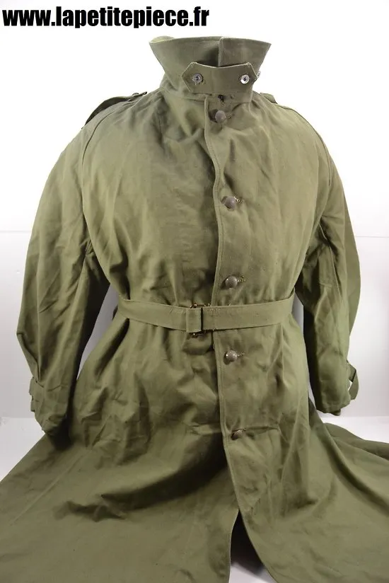 Surtout de toile modèle 1935 - 1951 pour troupes motorisées, idéal reconstitution france ww2 motocycliste /