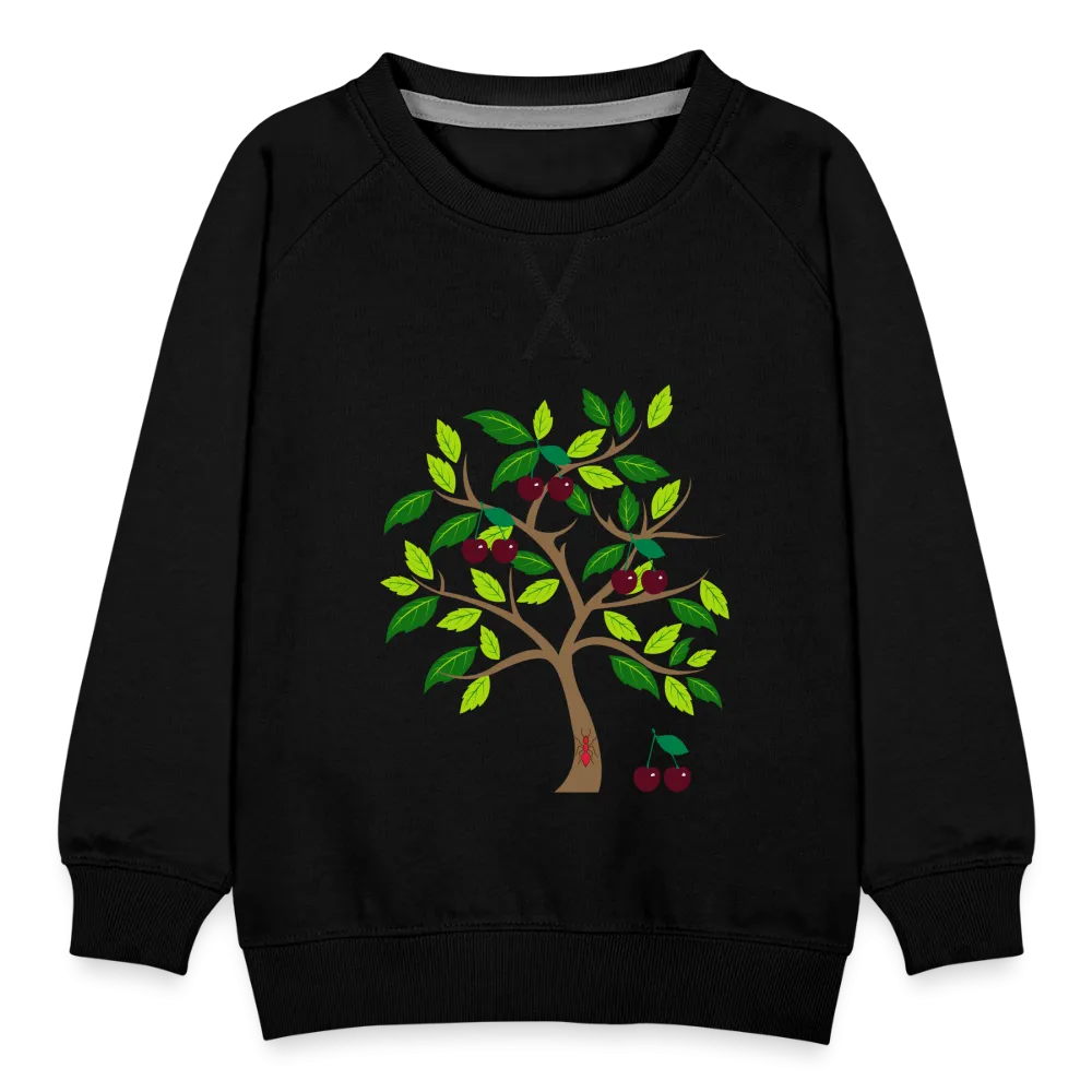 Sweat ras-du-cou Premium Enfant Cerisier
